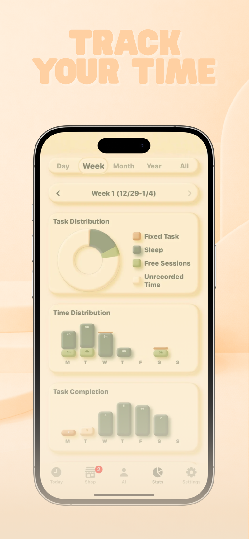 Stats Tab - Progress Tracking